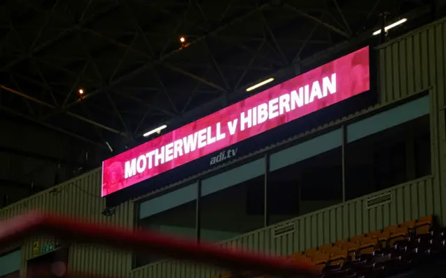 Motherwell v Hibernian at Fir Park