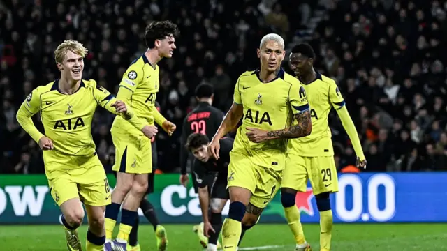 Richarlison celebrates after scoring the opening goal