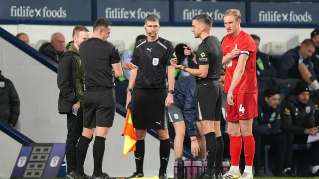 Officials at The Hawthorns
