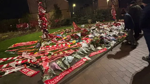 Diogo Jota tribute garden