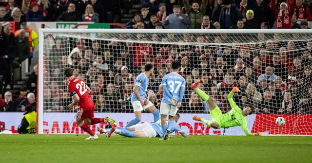 Nottingham Forest's Ryan Yates scoring his side's first goal