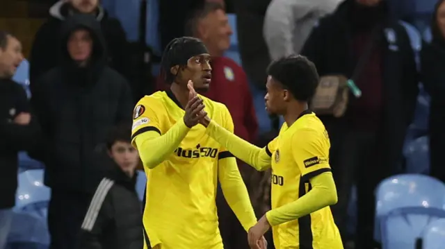 Monteiro celebrates his goal