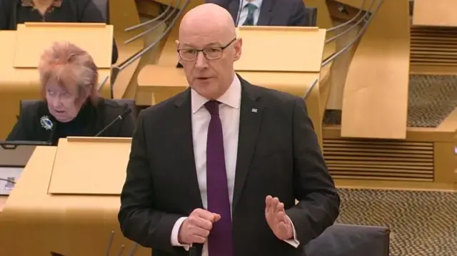 First Minister John Swinney