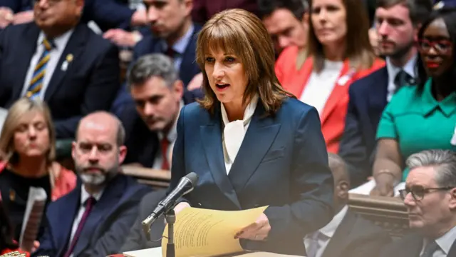 Rachel Reeves in the Commons