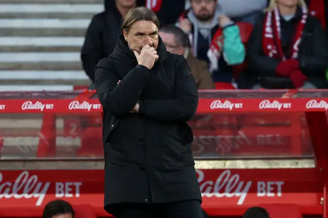Daniel Farke dejected