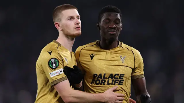 Adam Wharton and Ismaila Sarr react