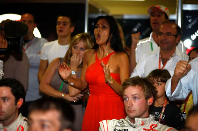 Nicole Scherzinger at 2008 Brazilian GP