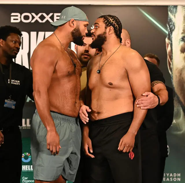 Relive Clarke vs TKV weigh-in: Reaction, analysis, live stream and updates  as heavyweights hit scales in Derby - BBC Sport