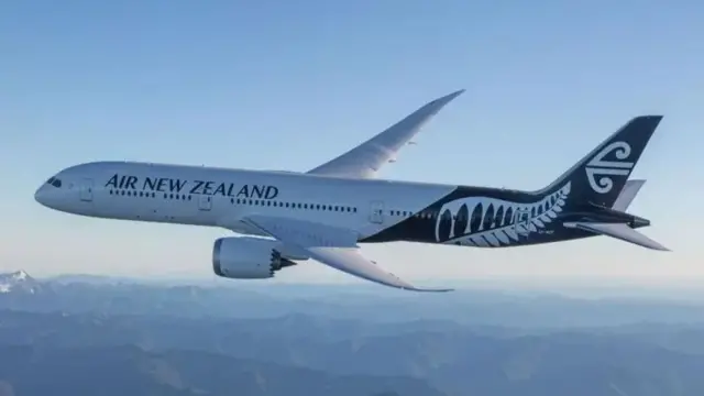 Air New Zealand plane.