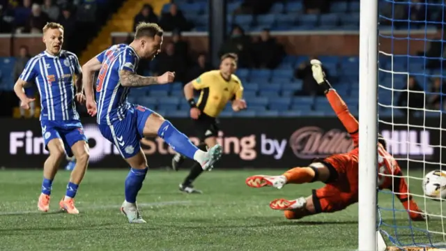 Kilmarnock's Bruce Anderson scores