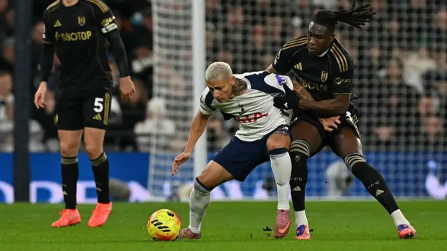Tottenham v Fulham action