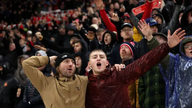Sunderland fans show their support prior to the Premier League match between Sunderland and Bournemouth at Stadium of Light