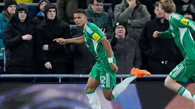 Thiaw celebrates