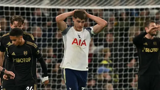 Tottenham v Fulham action