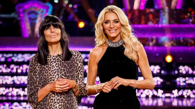 Claudia Winkleman and Tess Daley