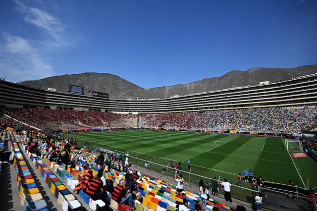 Football stadium in Lima Peru