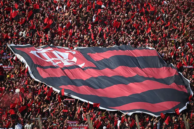 Flamengo team on the field