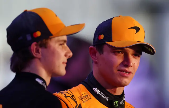 Oscar Piastri and Lando Norris
