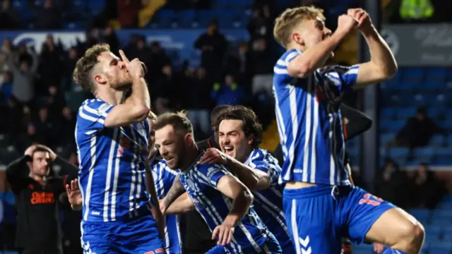 Kilmarnock celebrate