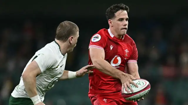 Kieran Hardy in action