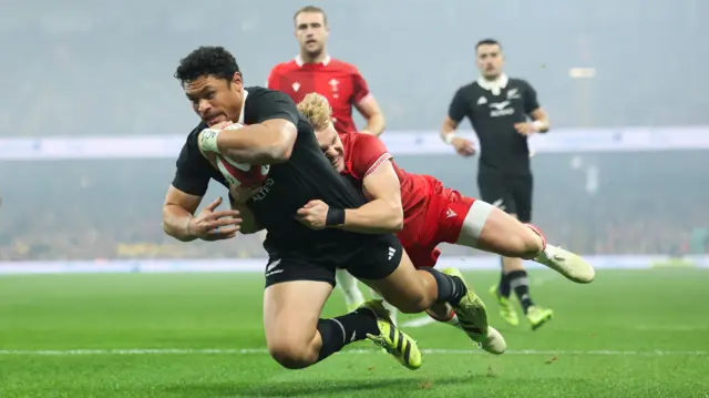 New Zealand score against Wales