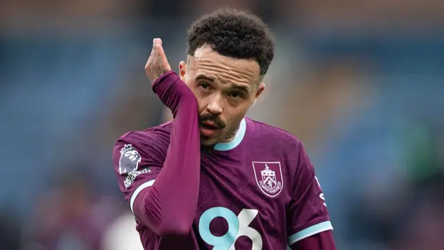 Quilindschy Hartman of Burnley during the Premier League match between Burnley and Chelsea at Turf Moor