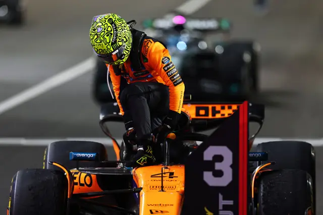 Lando Norris at the Qatar Grand Prix