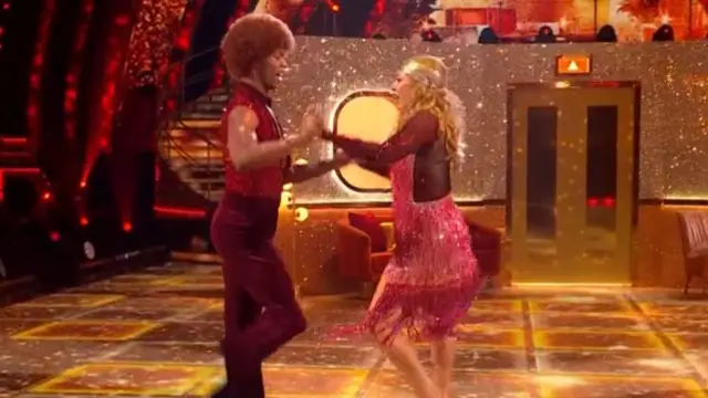 Alex Kingston and Johannes on Strictly