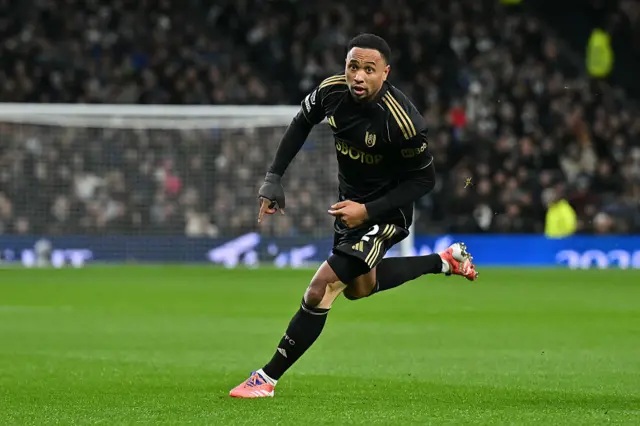 Kenny Tete celebrates scoring