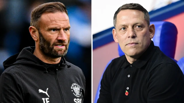 Blackpool boss Ian Evatt and Reading boss Leam Richardson