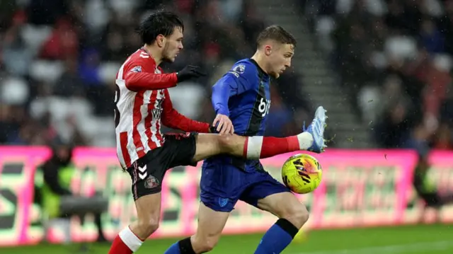 Sunderland v Bournemouth action