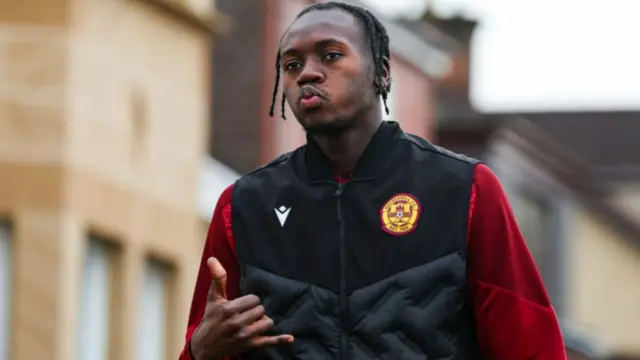 Motherwell defender Emmanuel Longelo