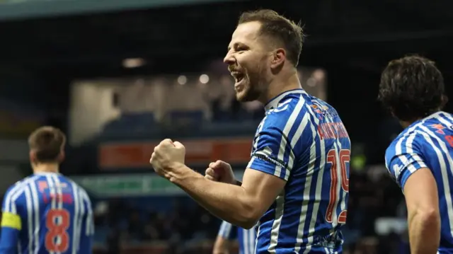 Kilmarnock's Bruce Anderson celebrates
