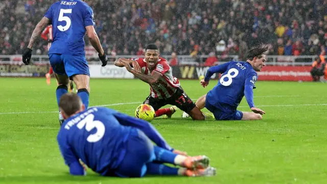 Sunderland v Bournemouth action