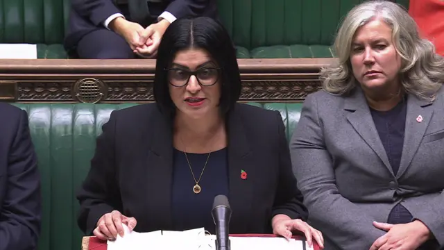Shabana mahmood in the commons
