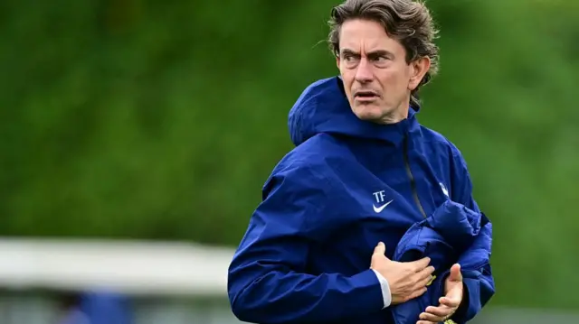 Thomas Frank at training