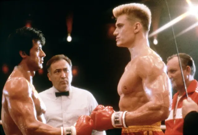 Ivan Drago and Rocky