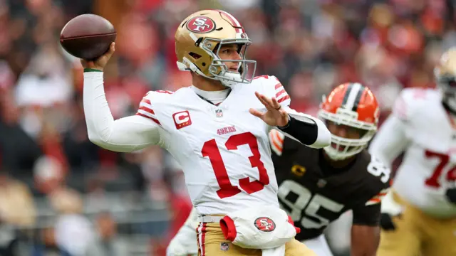 Brock Purdy in action for the Niners