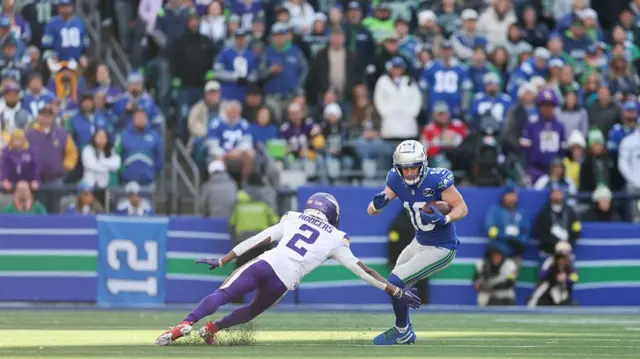 Cooper Kupp slips away from Vikings defender Isaiah Rogers