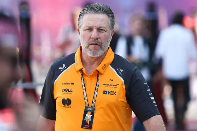 Zak Brown at the Qatar Grand Prix