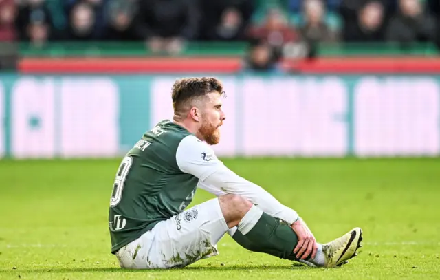 Hibs lost Nicky Cadden to a first-half injury