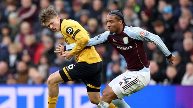 Wolves Villa action