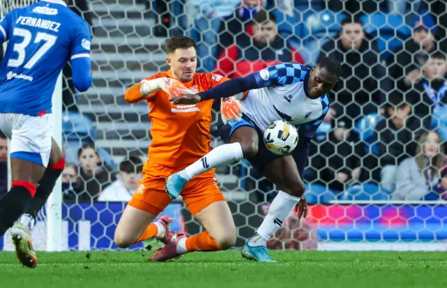 Falkirk forward Alfie Agyeman