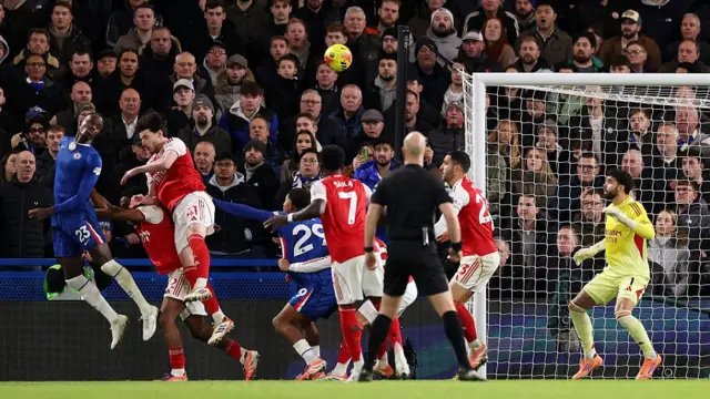 Trevoh Chalobah of Chelsea scores