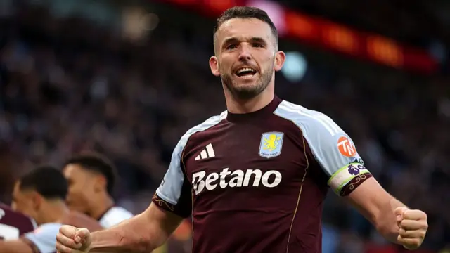 John McGinn celebrates
