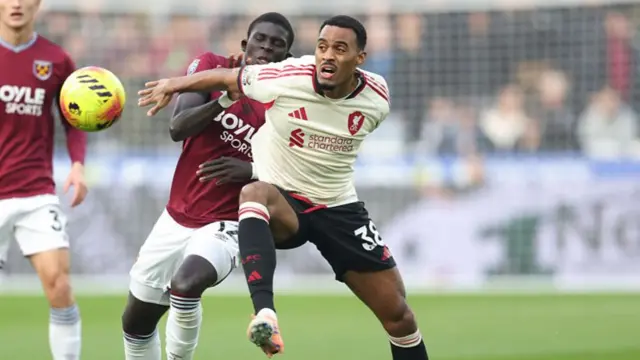 West Ham Liverpool action