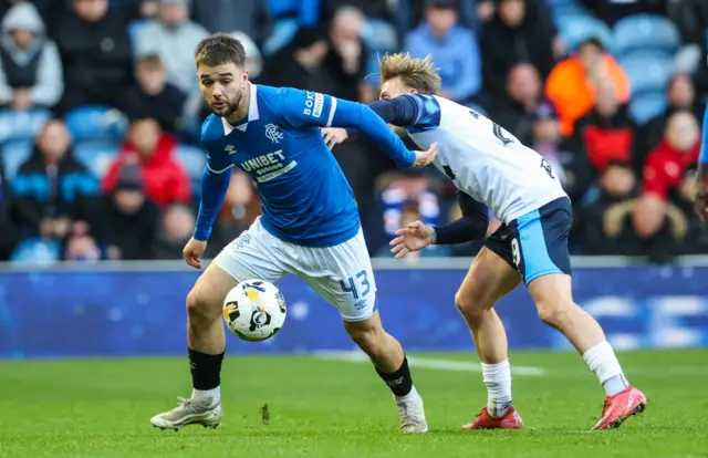 Rangers midfielder Nico Raskin