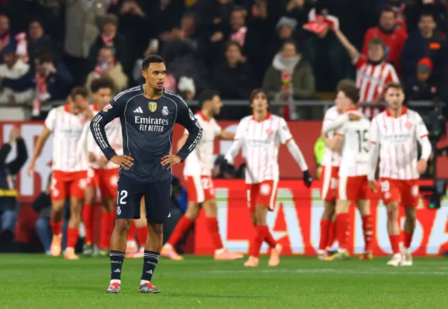 Trent Alexander-Arnold looks dejected