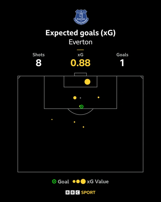 Everton xG map
