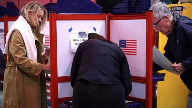 Voters cast ballots in Virginia